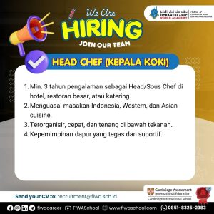 Head Chef (Kepala Koki)